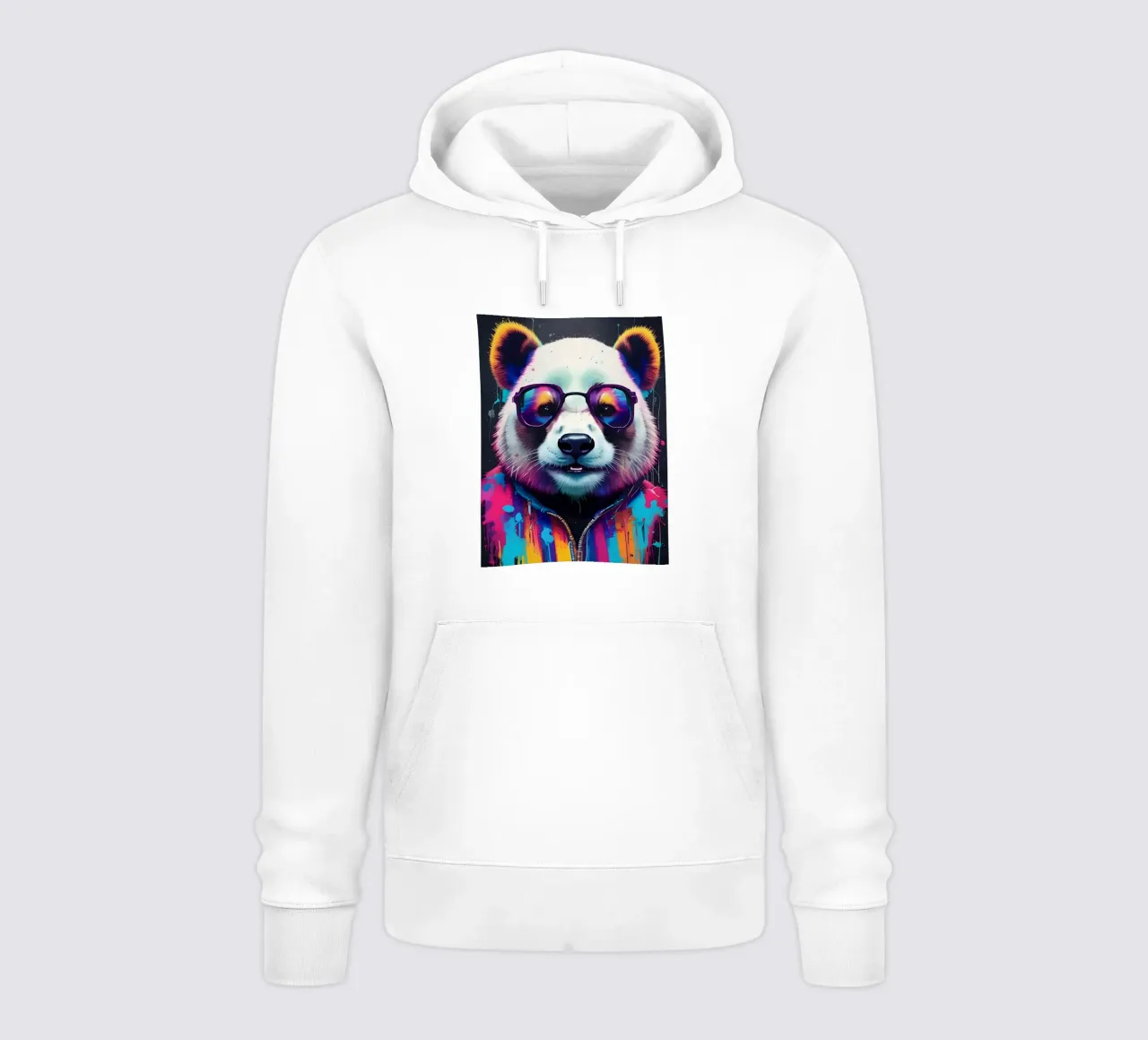 Panda con occhiali felpa con cappuccio da MakArena