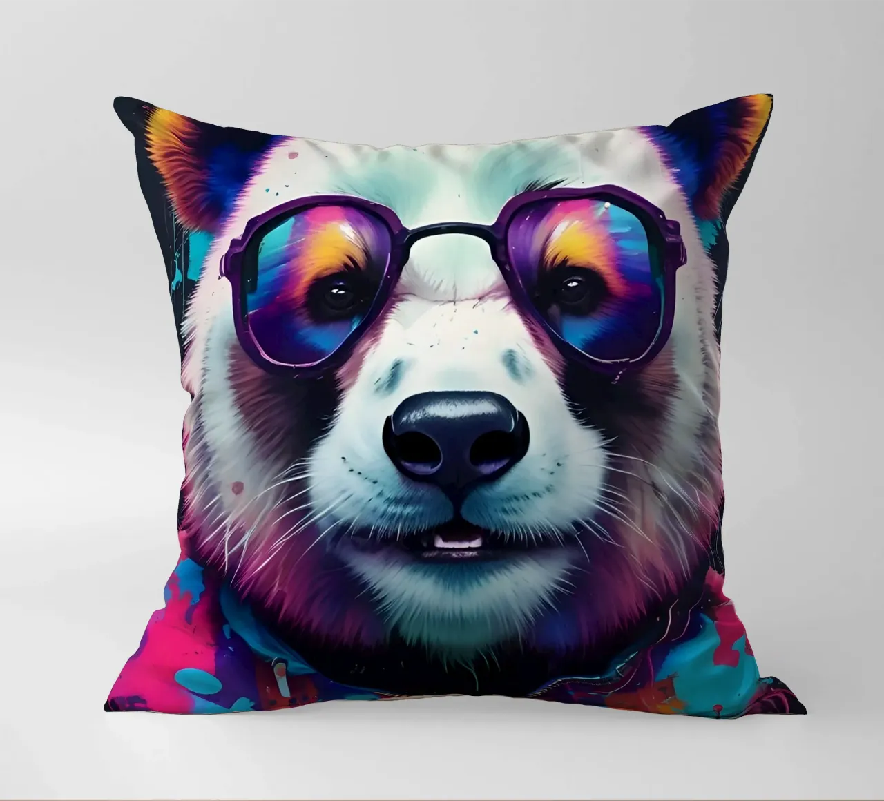 Panda con occhiali cuscino da MakArena