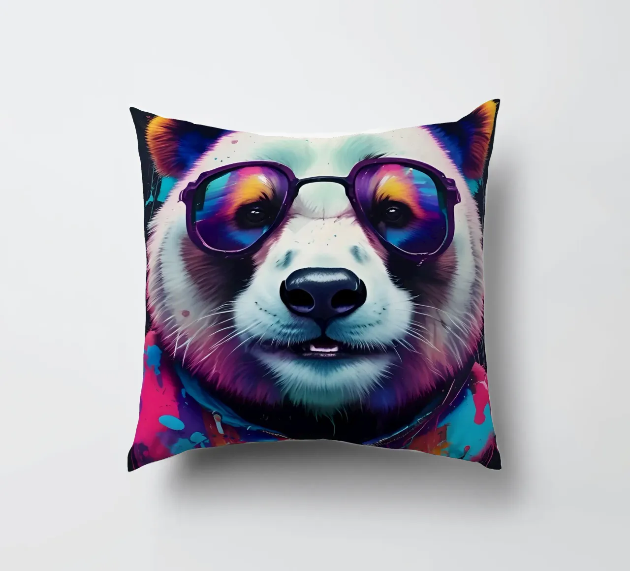 Panda con occhiali cuscino da MakArena