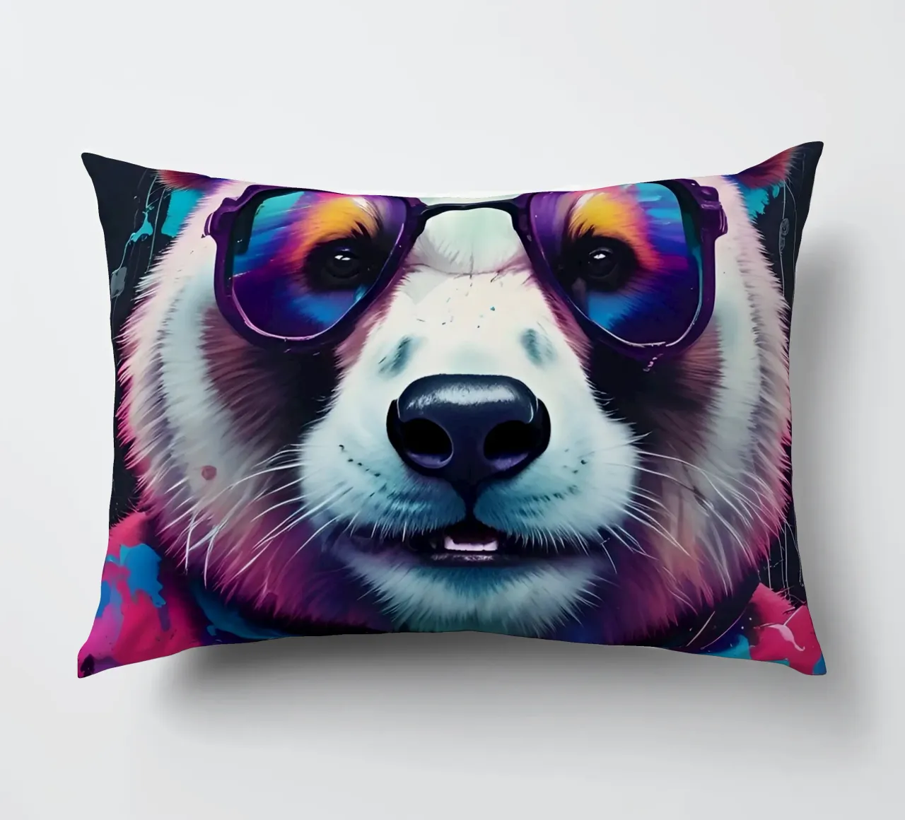 Panda con occhiali cuscino da MakArena