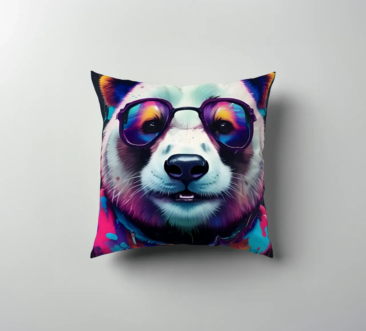 Panda con occhiali cuscino da MakArena