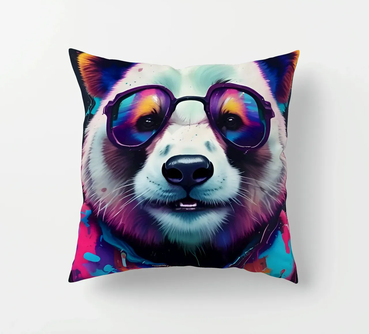Panda con occhiali cuscino da MakArena