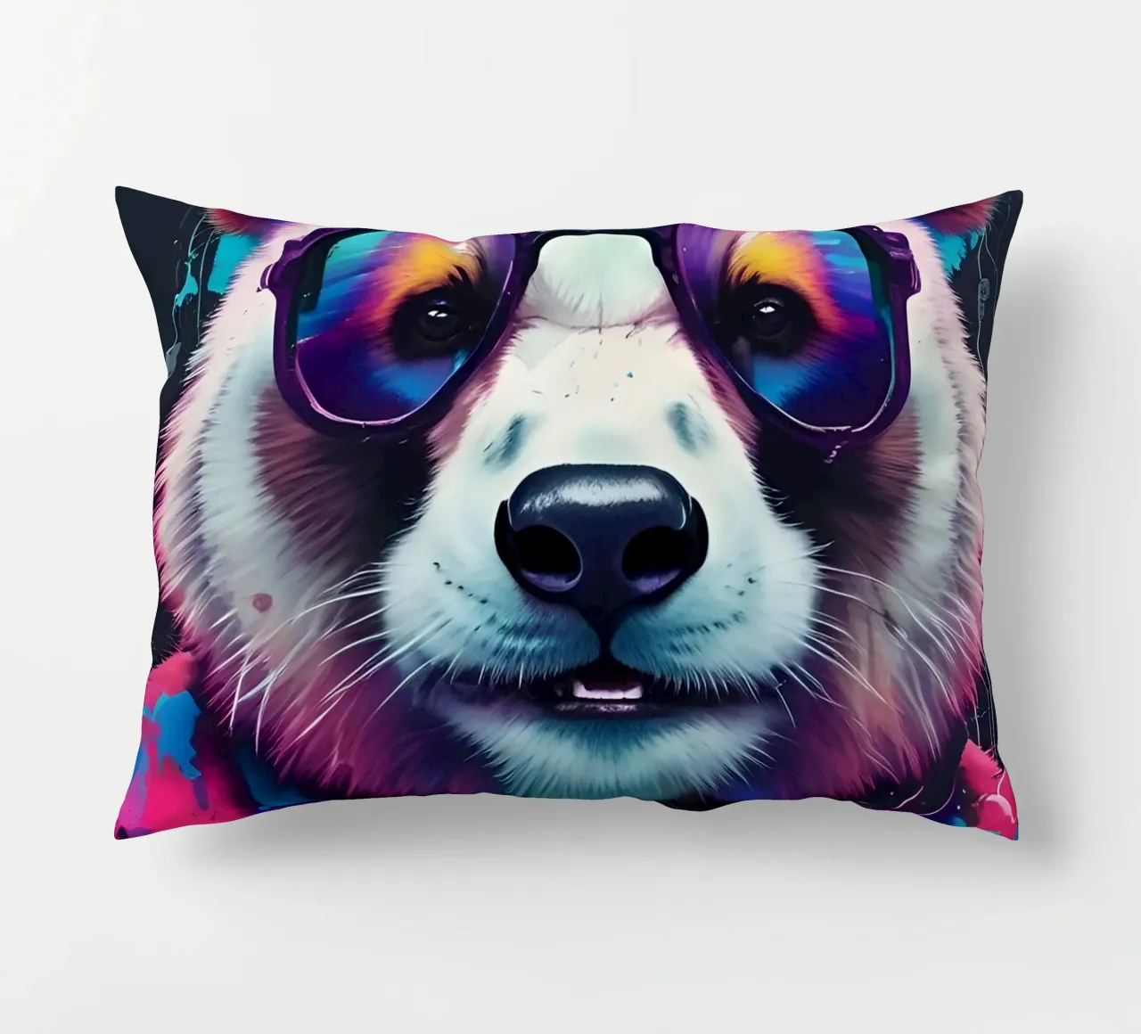 Panda con occhiali cuscino da MakArena