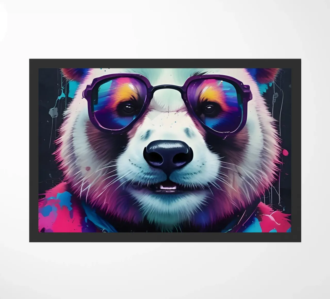 Panda con occhiali zerbino da MakArena