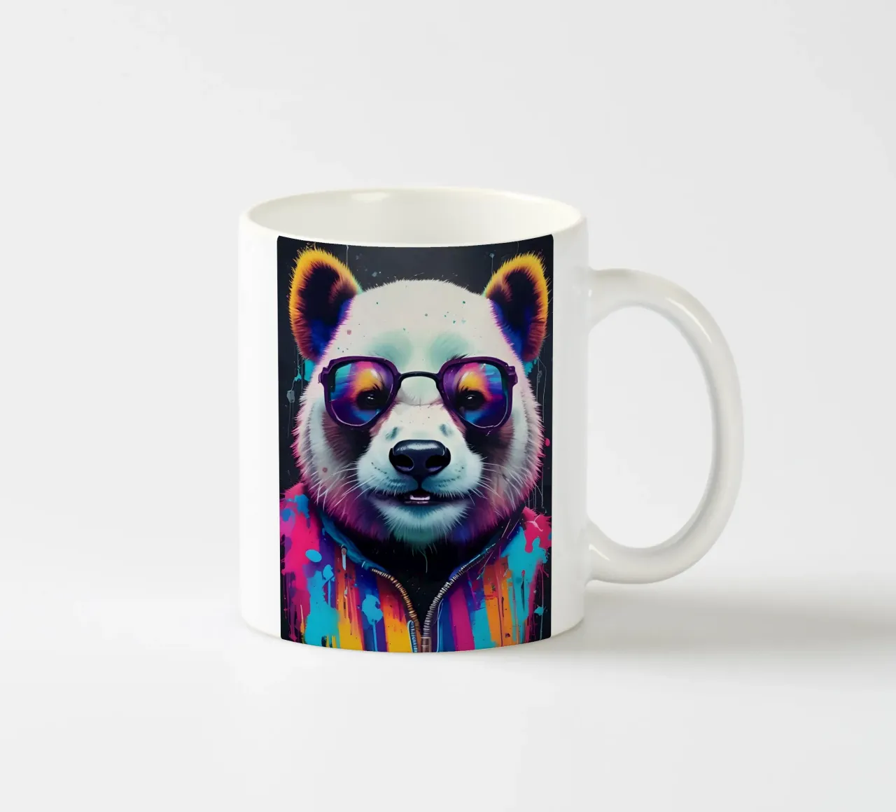 Panda con occhiali tazza in ceramica da MakArena