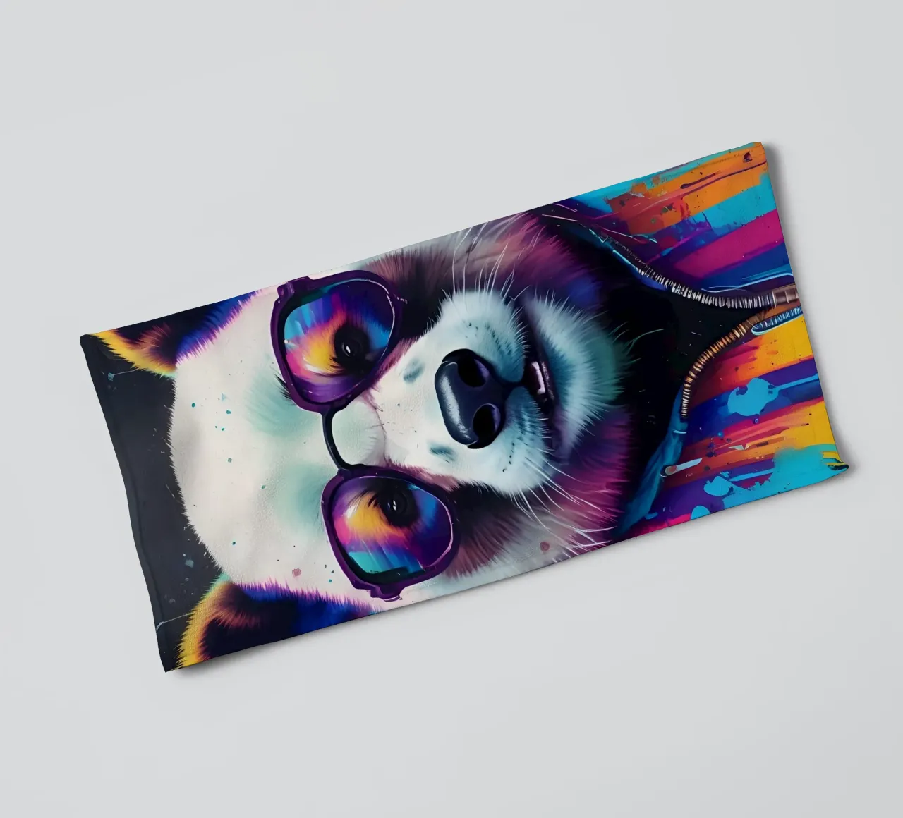 Panda con occhiali asciugamano da bagno da MakArena