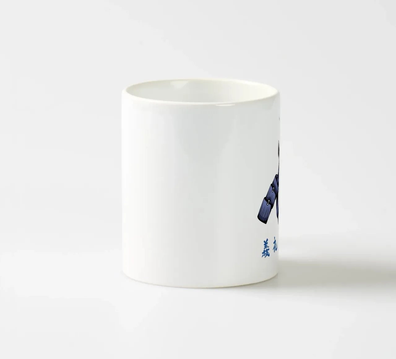 japanese samurai cassock tazza in ceramica da roosses