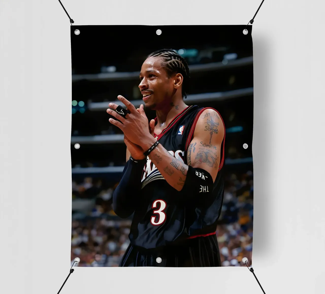 Allen Iverson telo in pvc da Low poly art