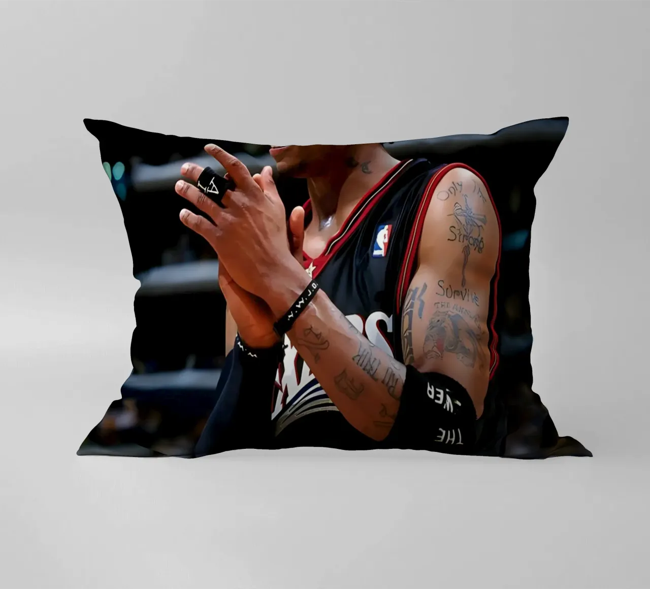 Allen Iverson cuscino da Low poly art