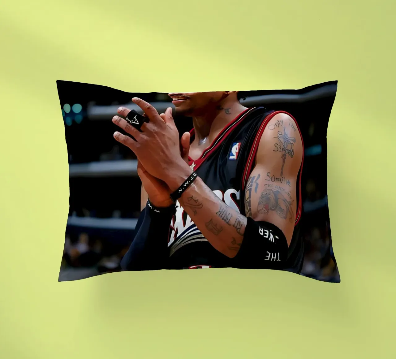 Allen Iverson cuscino da Low poly art