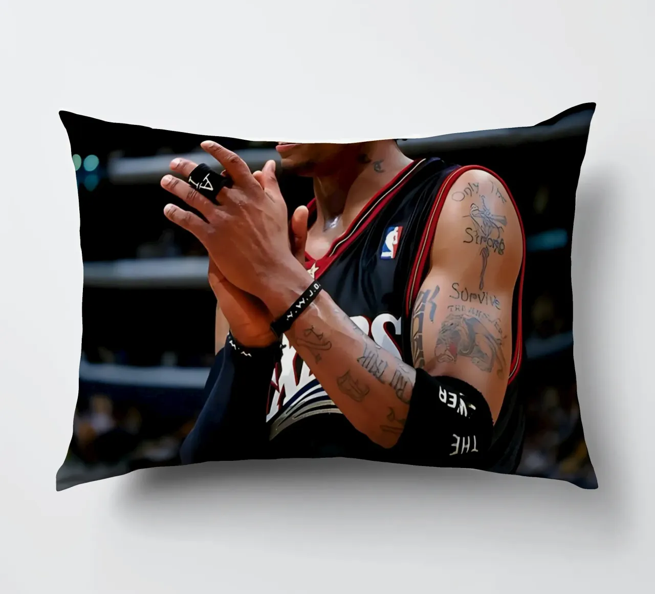 Allen Iverson cuscino da Low poly art