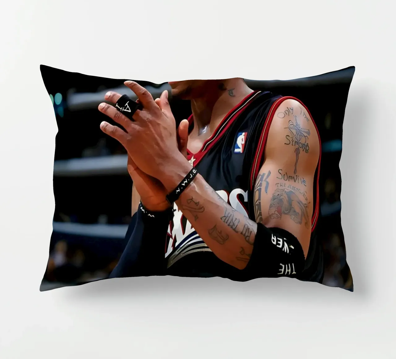 Allen Iverson cuscino da Low poly art