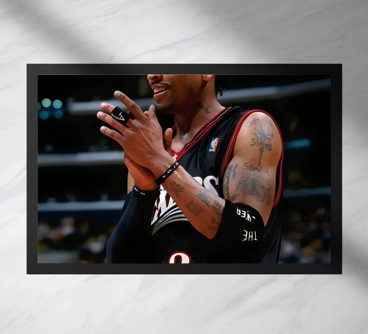 Allen Iverson zerbino da Low poly art