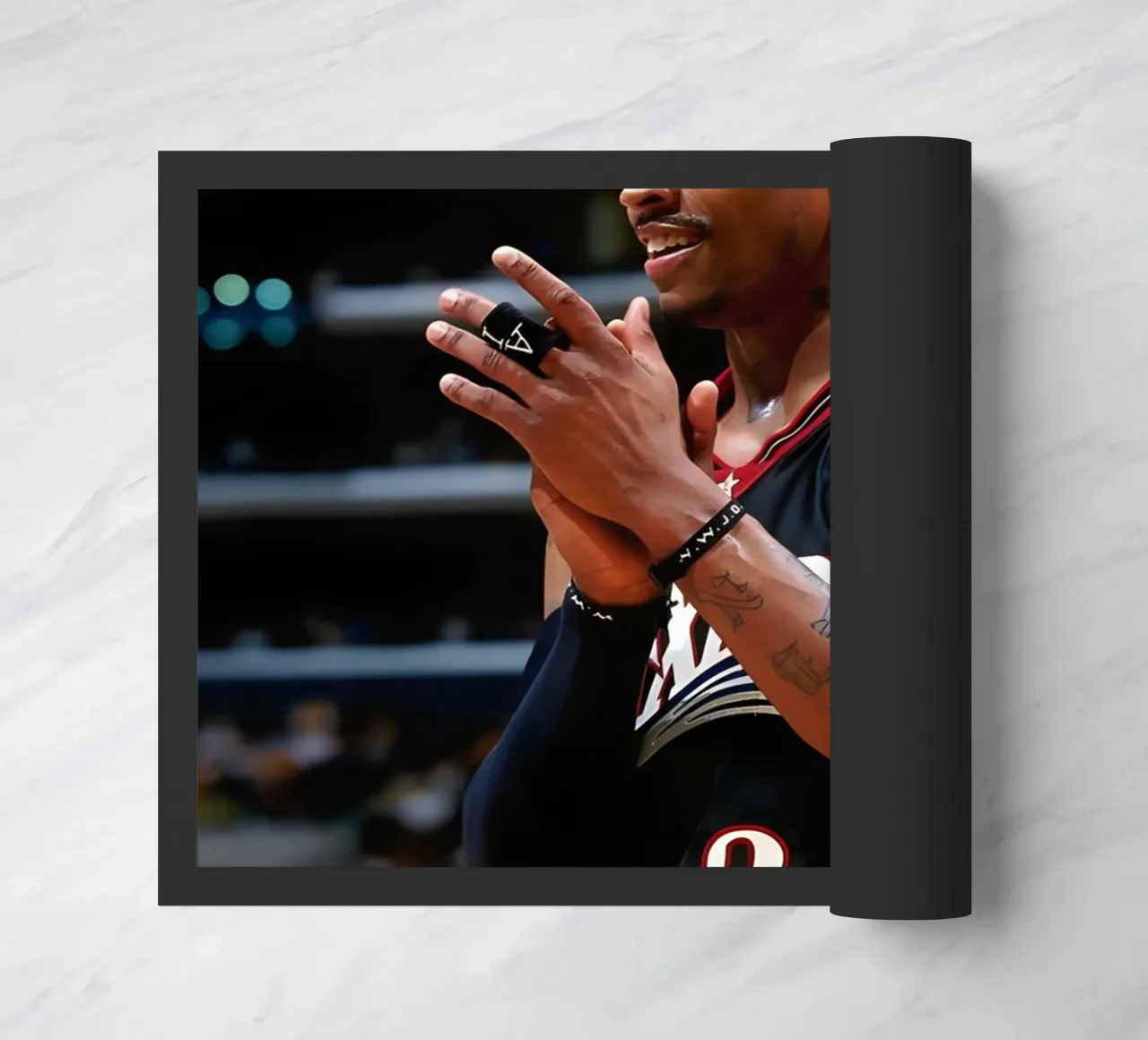 Allen Iverson zerbino da Low poly art