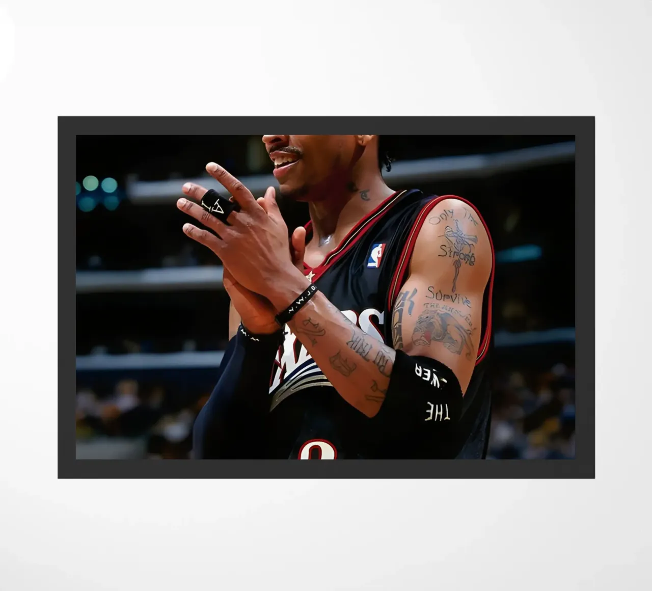Allen Iverson zerbino da Low poly art