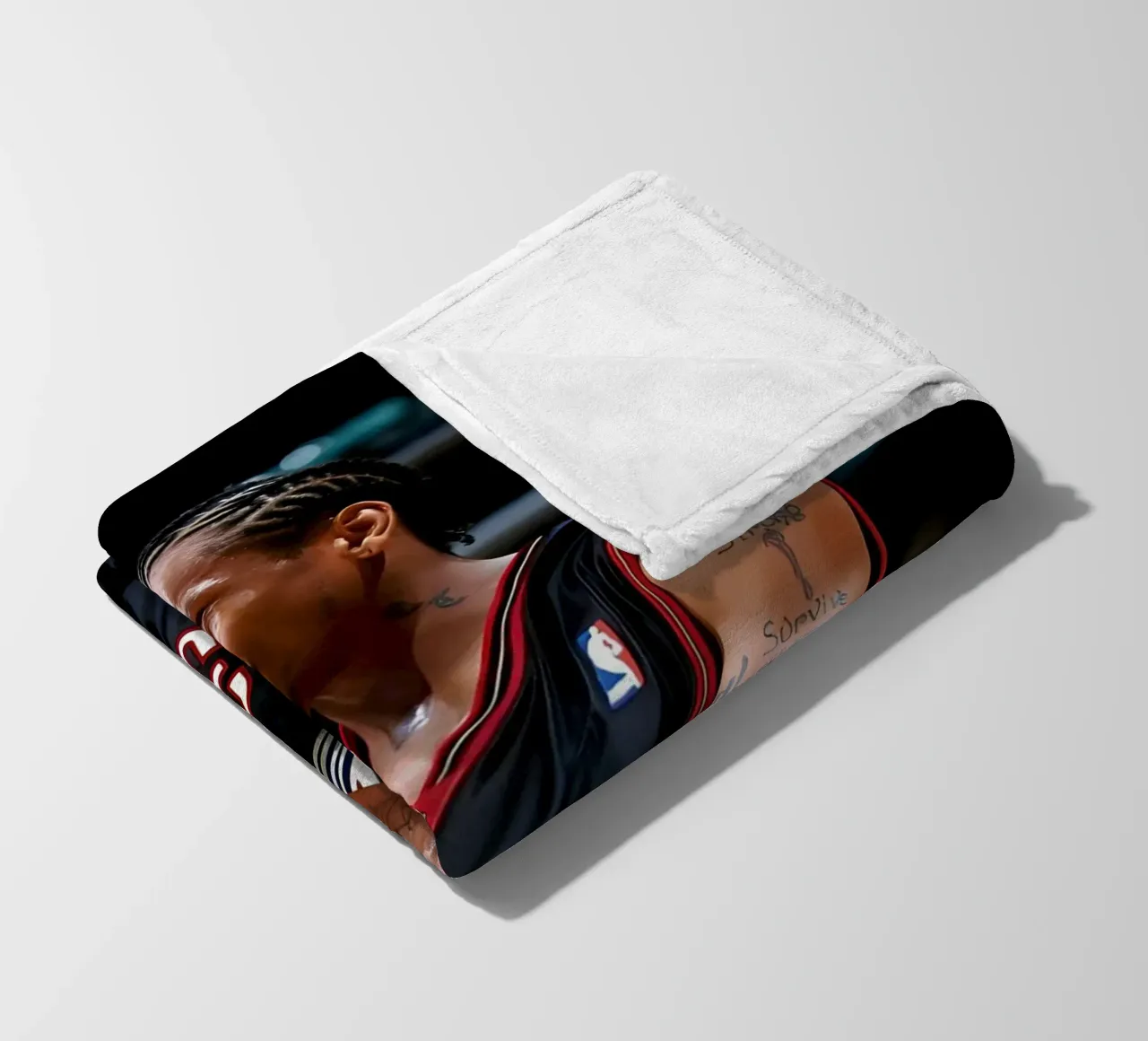 Allen Iverson coperta in pile da Low poly art