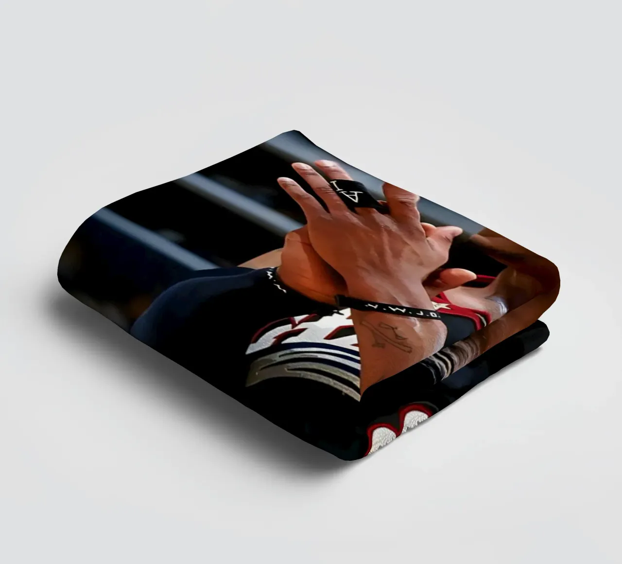 Allen Iverson asciugamano da bagno da Low poly art