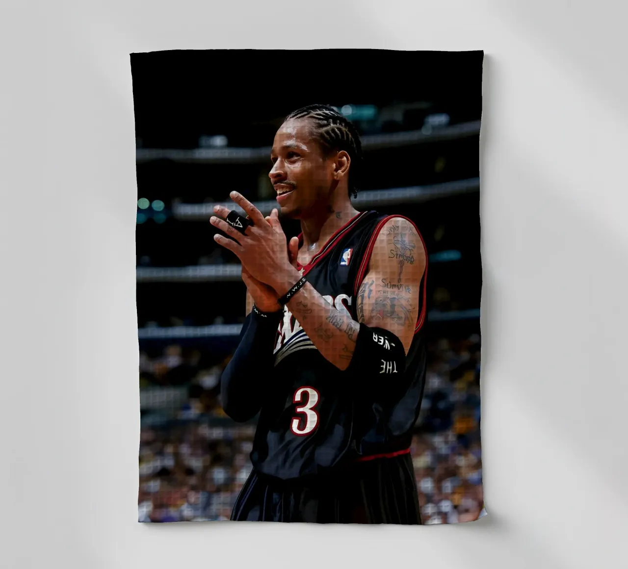 Allen Iverson canovaccio da cucina da Low poly art