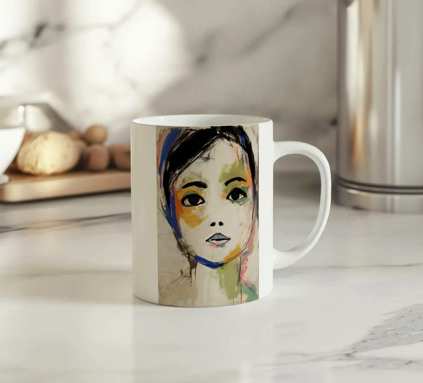 Daya ceramic mug by treechild