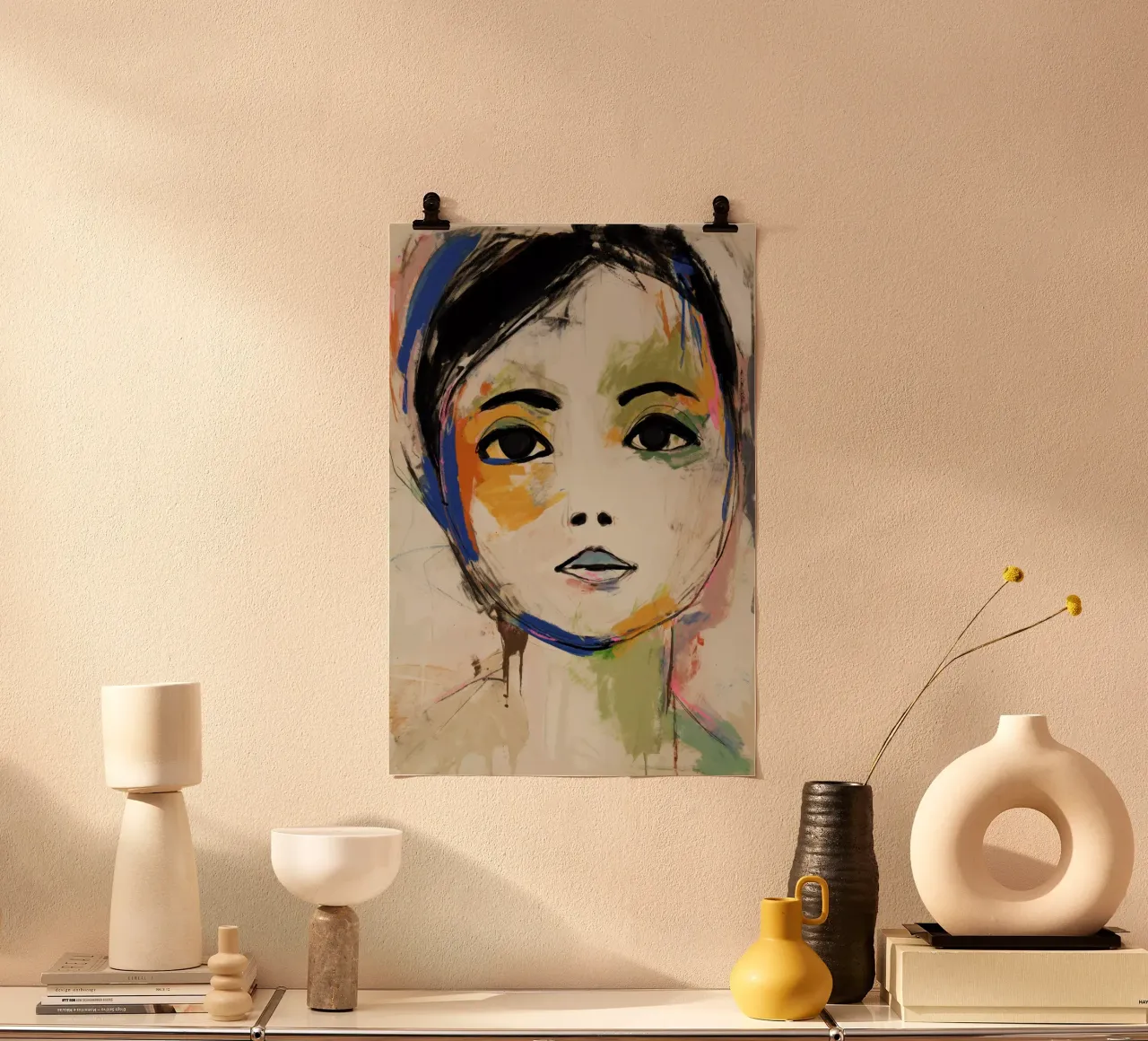 Daya poster con telaio in plastica da treechild