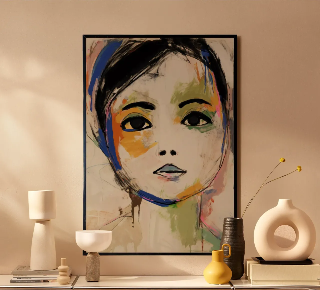 Daya poster con telaio in plastica da treechild