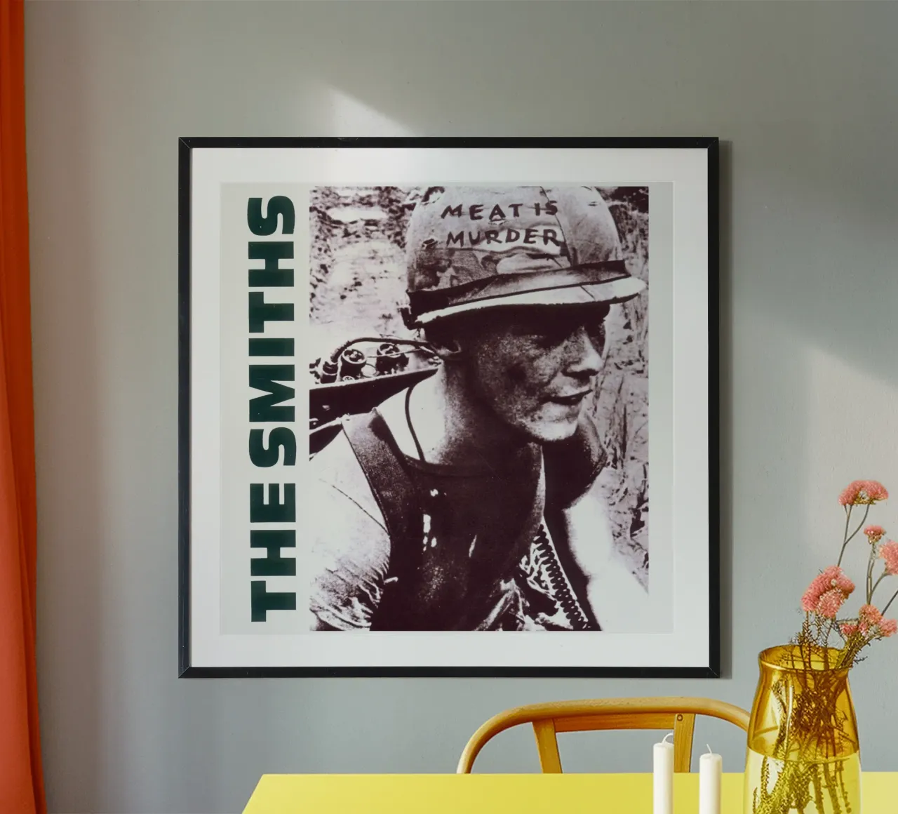 The Meat Soldier poster con telaio in legno da DupreesArt