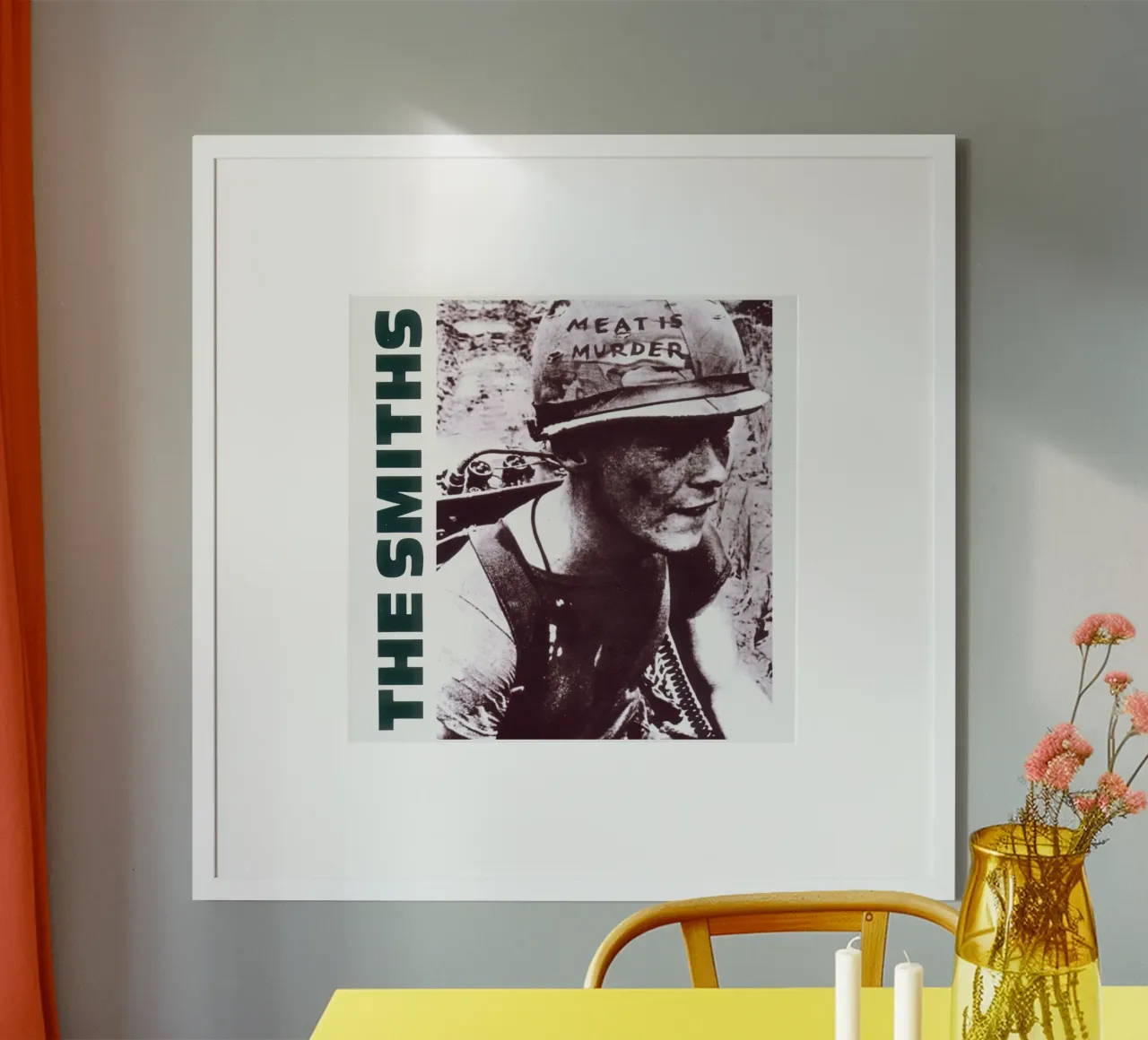 The Meat Soldier poster con telaio in legno da DupreesArt