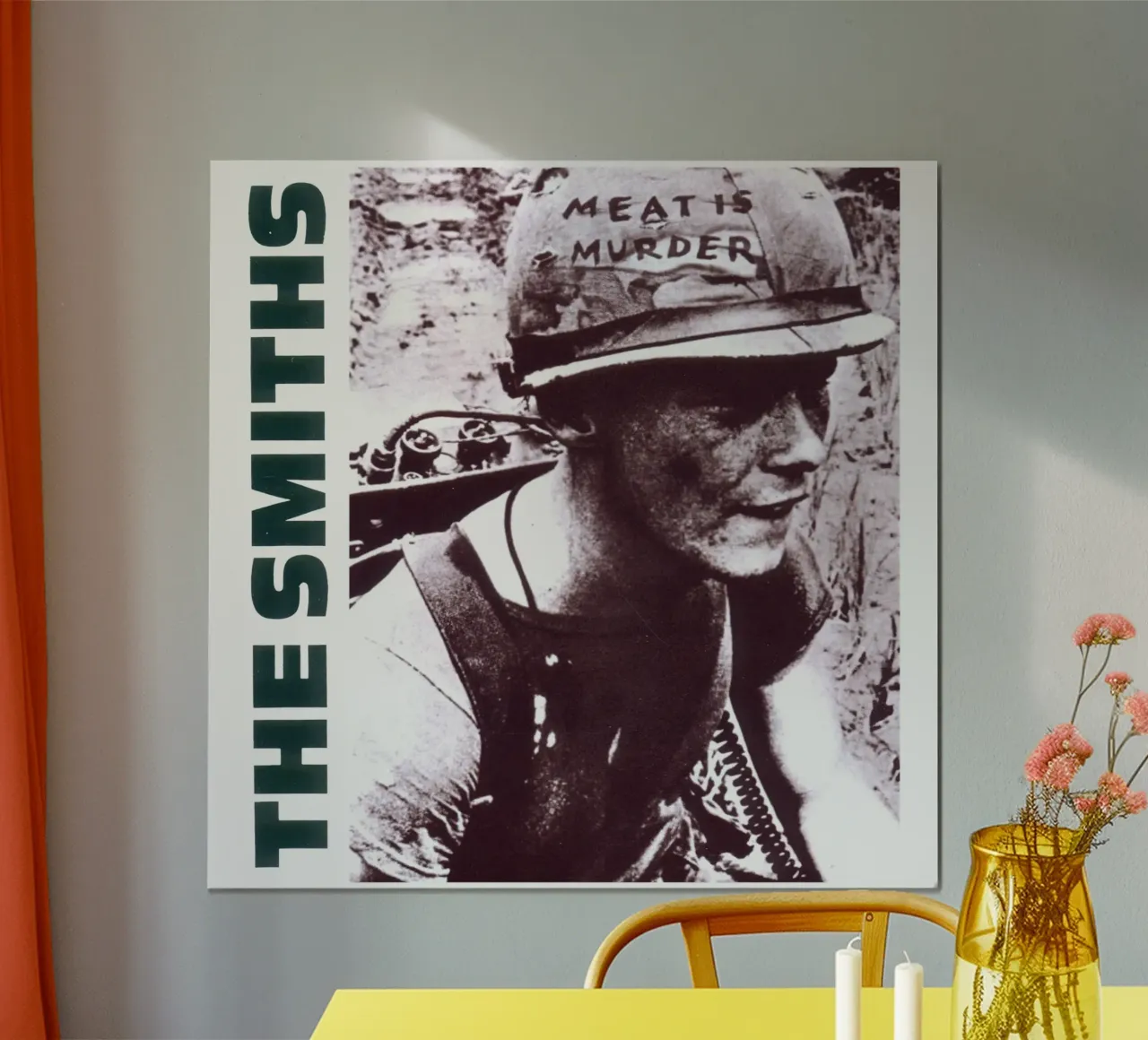 The Meat Soldier poster con telaio in legno da DupreesArt
