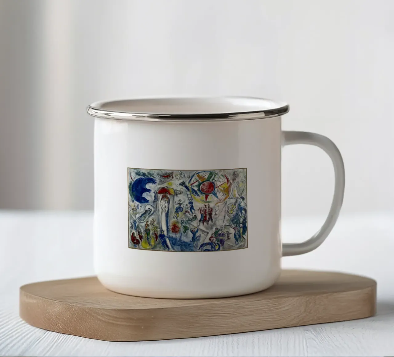 Vita Marc Chargall tazza in smalto da Cindy Cronin