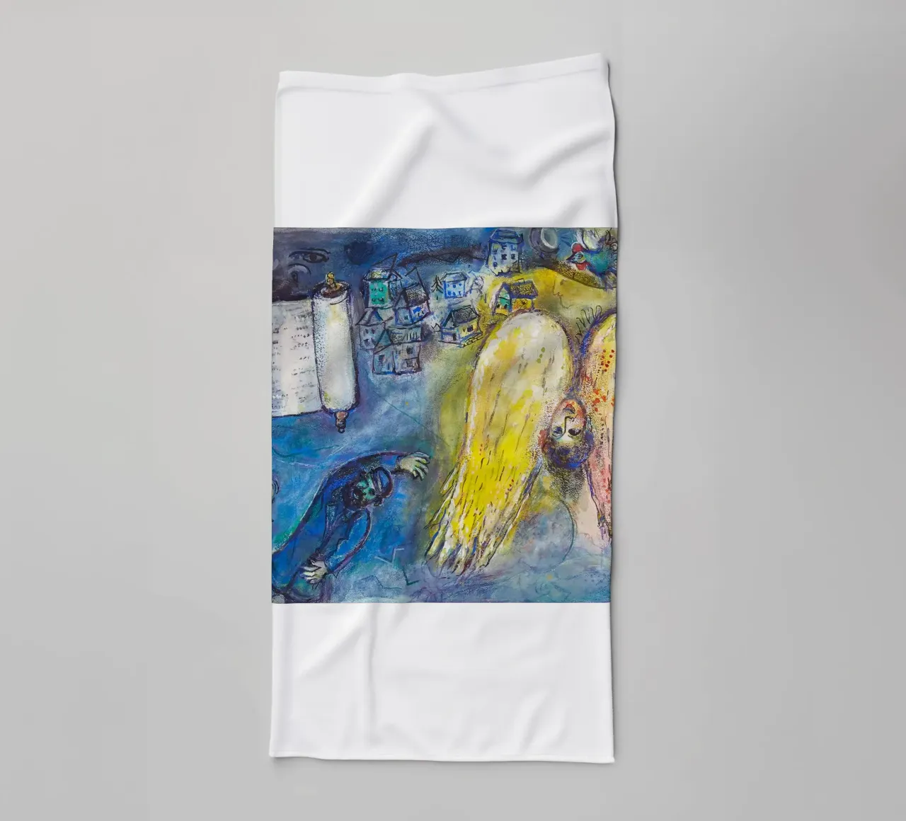 Marc Chagall - La Torah asciugamano da bagno da Cindy Cronin