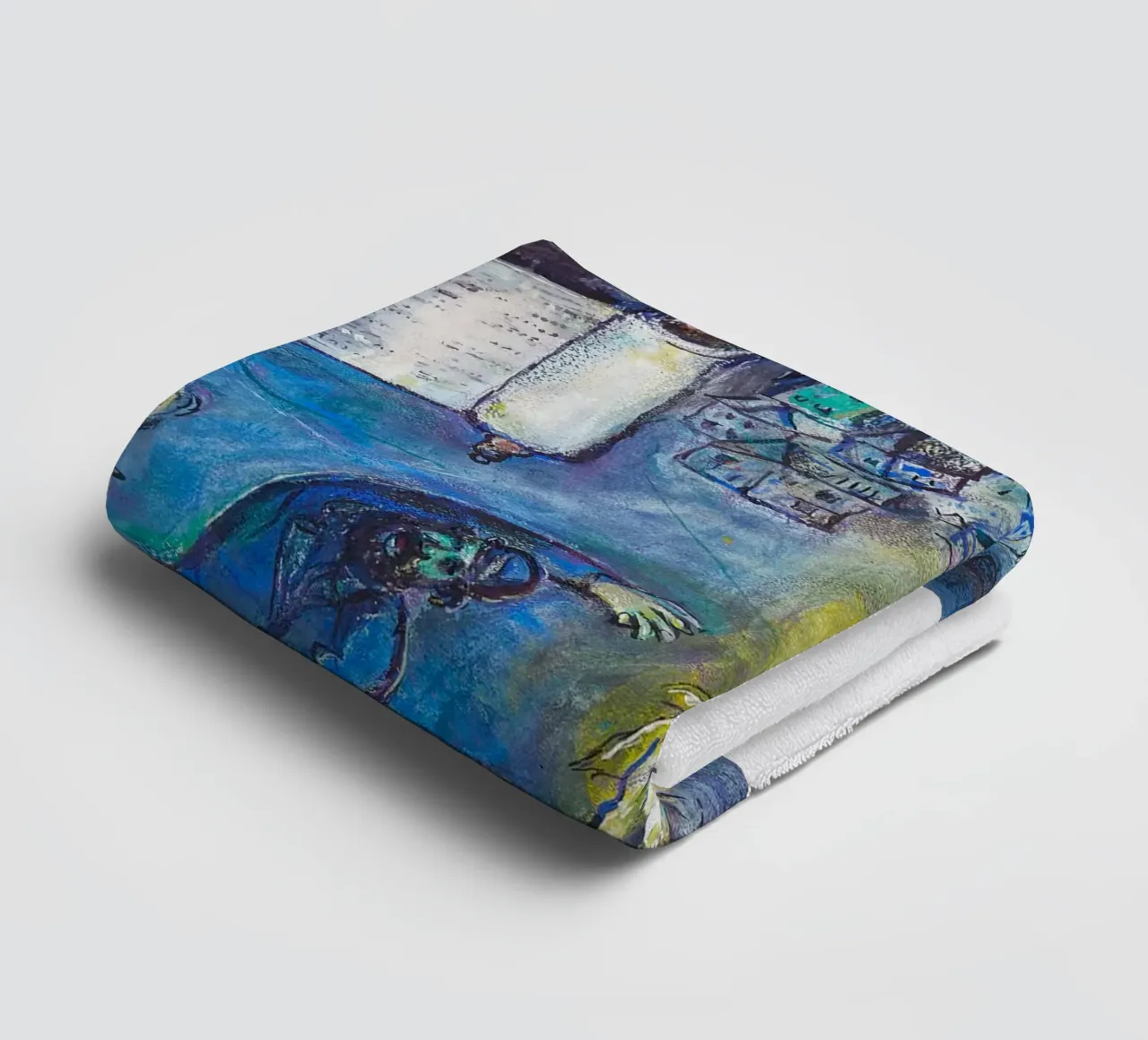 Marc Chagall - La Torah asciugamano da bagno da Cindy Cronin