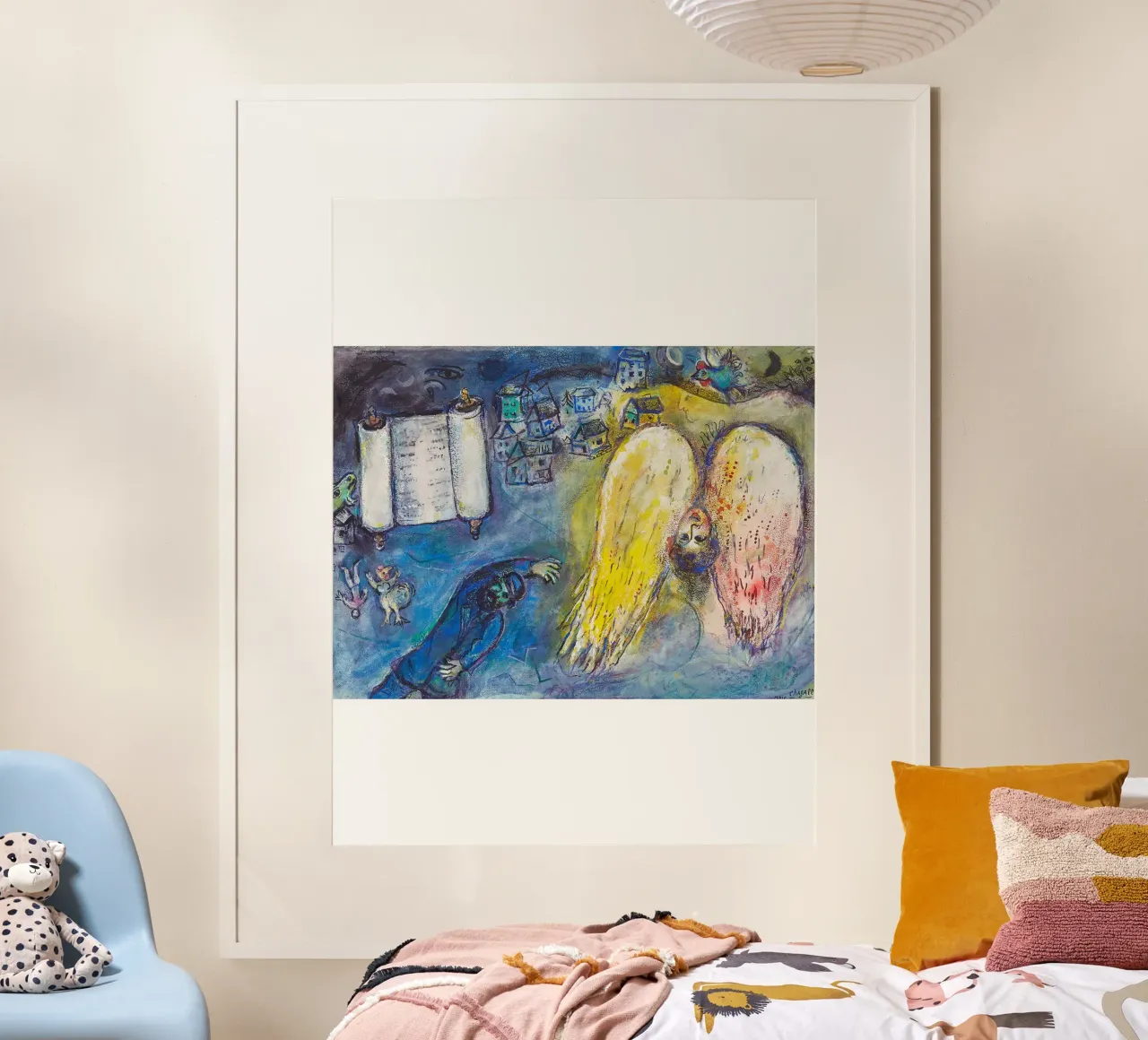 Marc Chagall - La Torah poster con telaio in plastica da Cindy Cronin