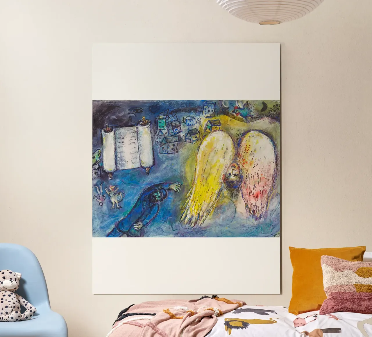 Marc Chagall - La Torah poster con telaio in plastica da Cindy Cronin