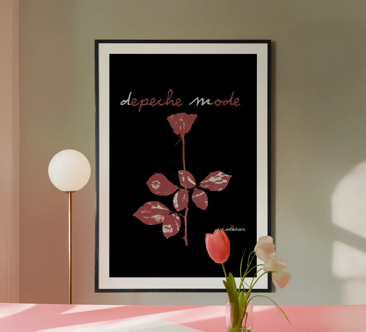 Depeche Flower poster da DupreesArt
