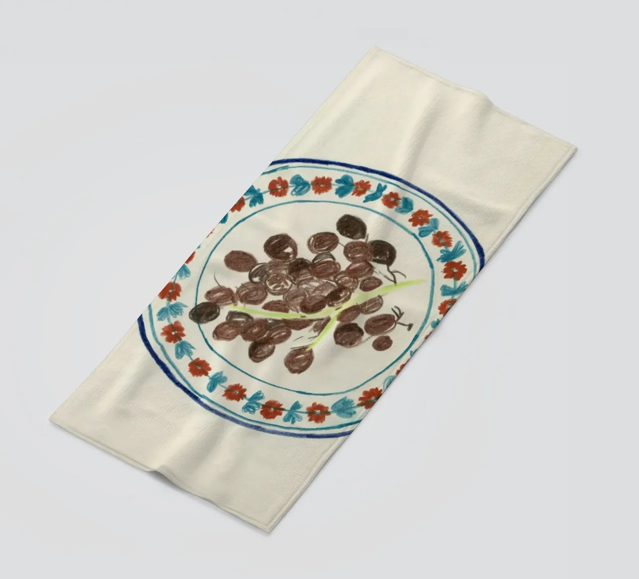 Grapes on a Plate telo mare da Isabelle Vandeplassche
