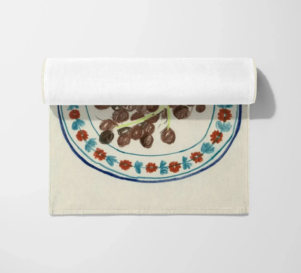 Grapes on a Plate telo mare da Isabelle Vandeplassche