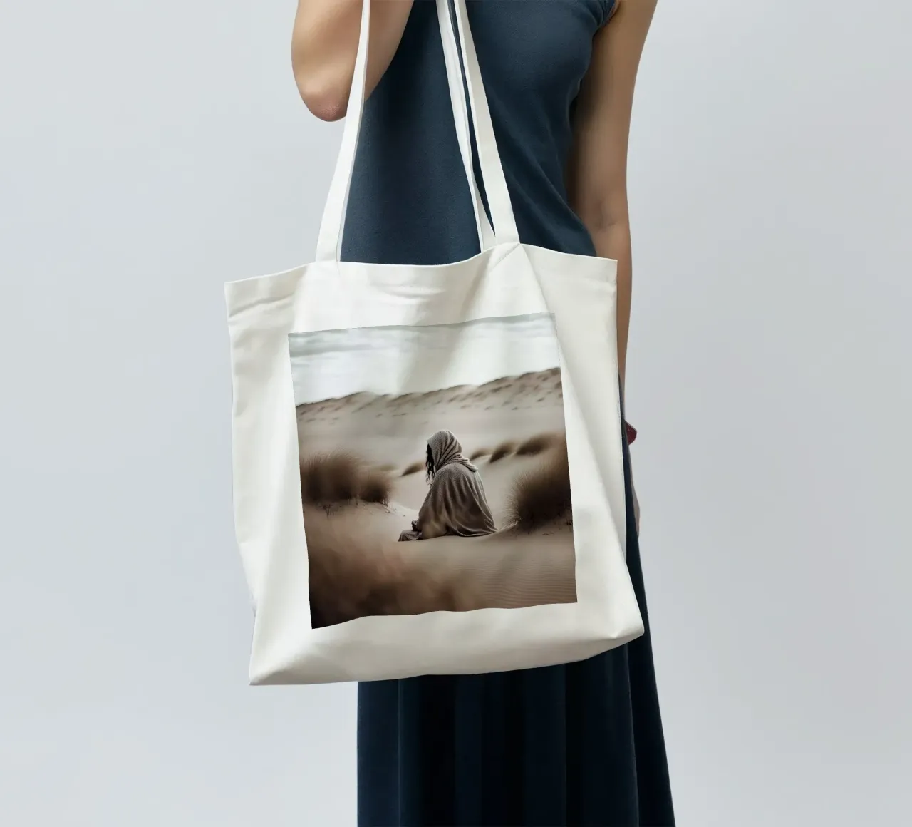 The Inner Calm borsa in juta da treechild