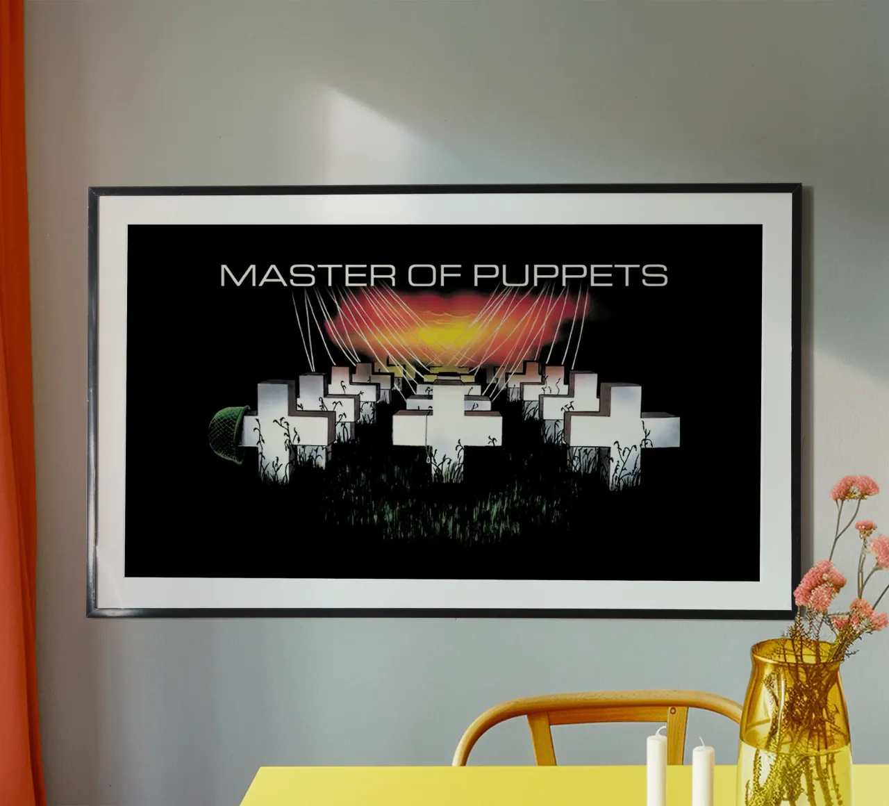 Metallica Master Grave poster da DupreesArt