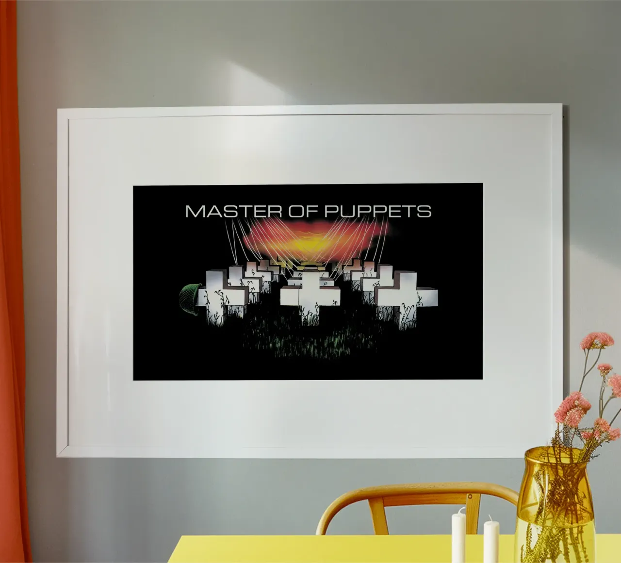 Metallica Master Grave poster da DupreesArt