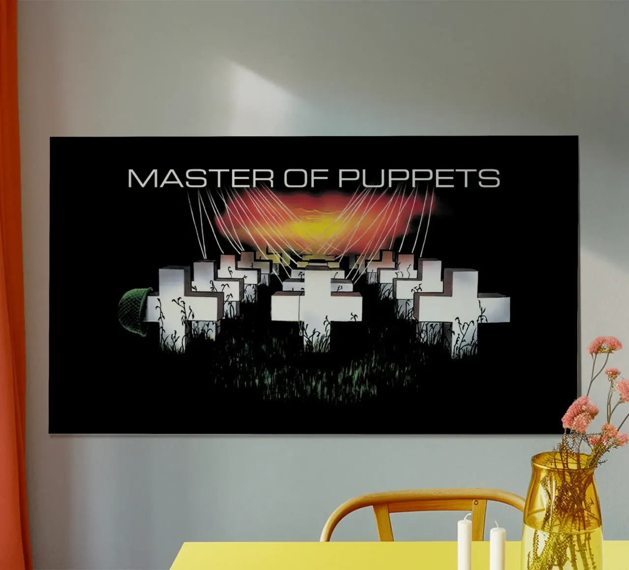 Metallica Master Grave poster da DupreesArt