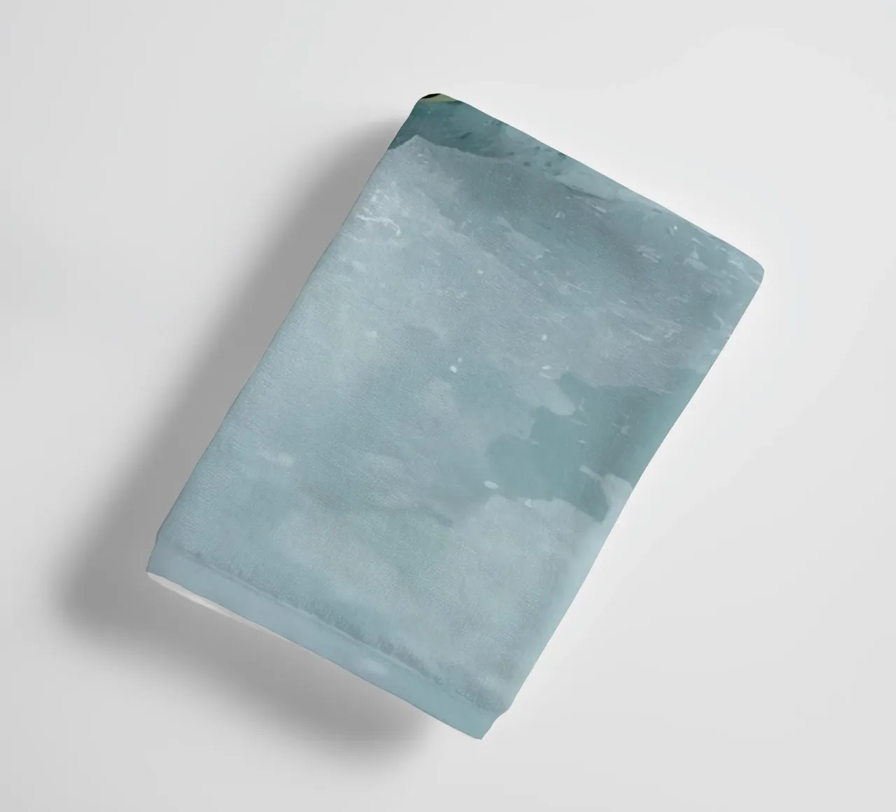 Emperor Penguin Skating in Ice Water towel by DesignDoodle