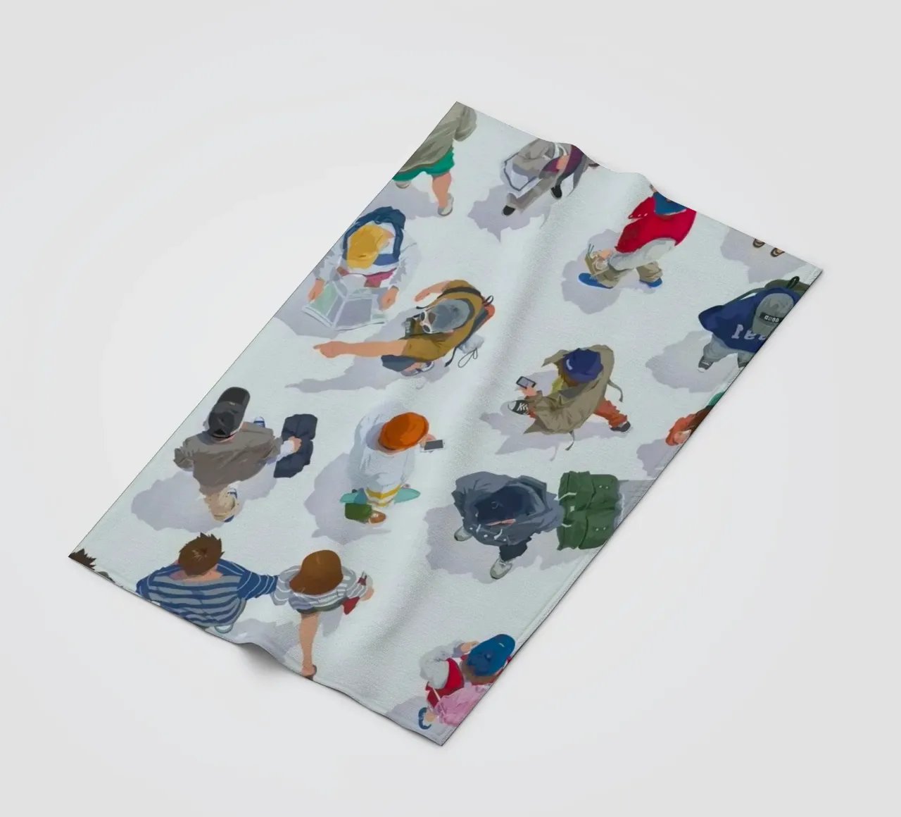 crowd coperta in pile da carsa