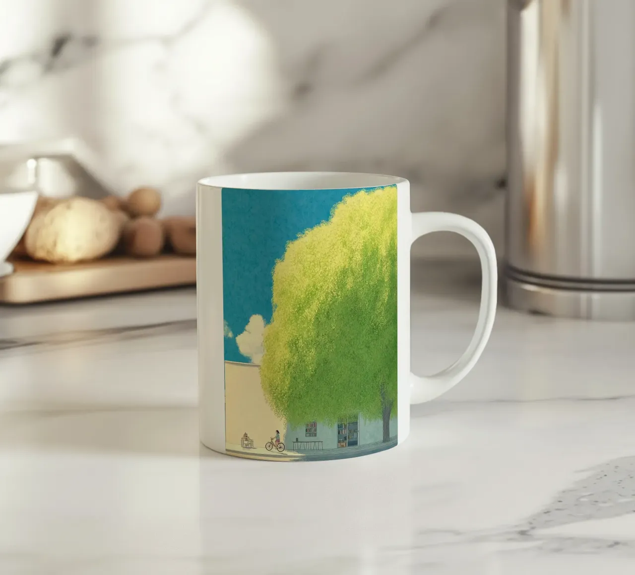 big tree shadow tazza in ceramica da carsa