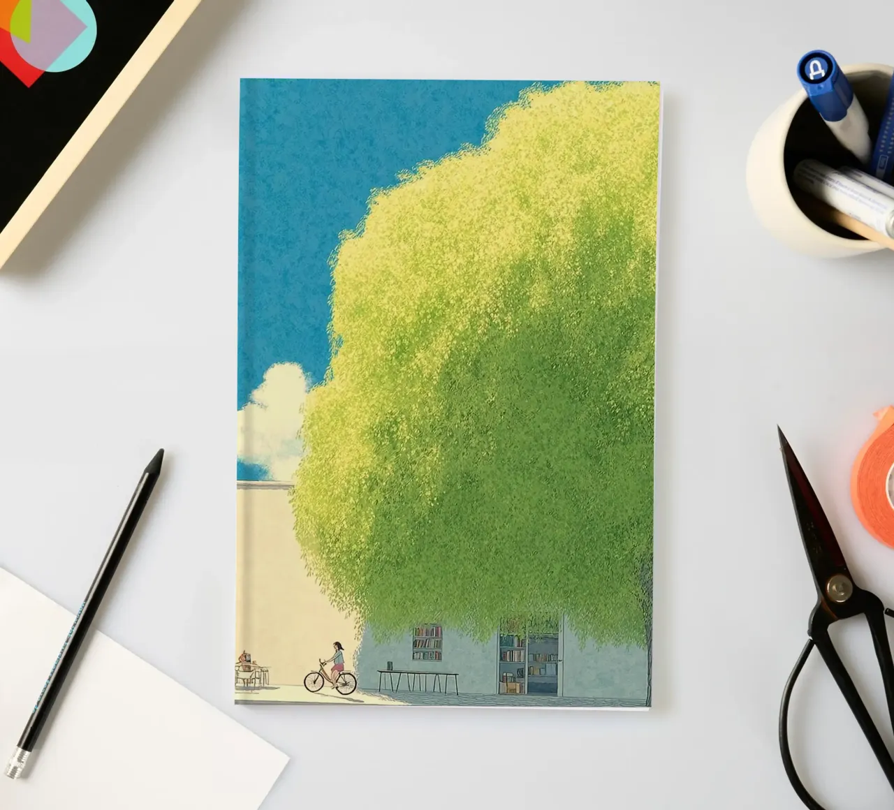 big tree shadow notebook by carsa