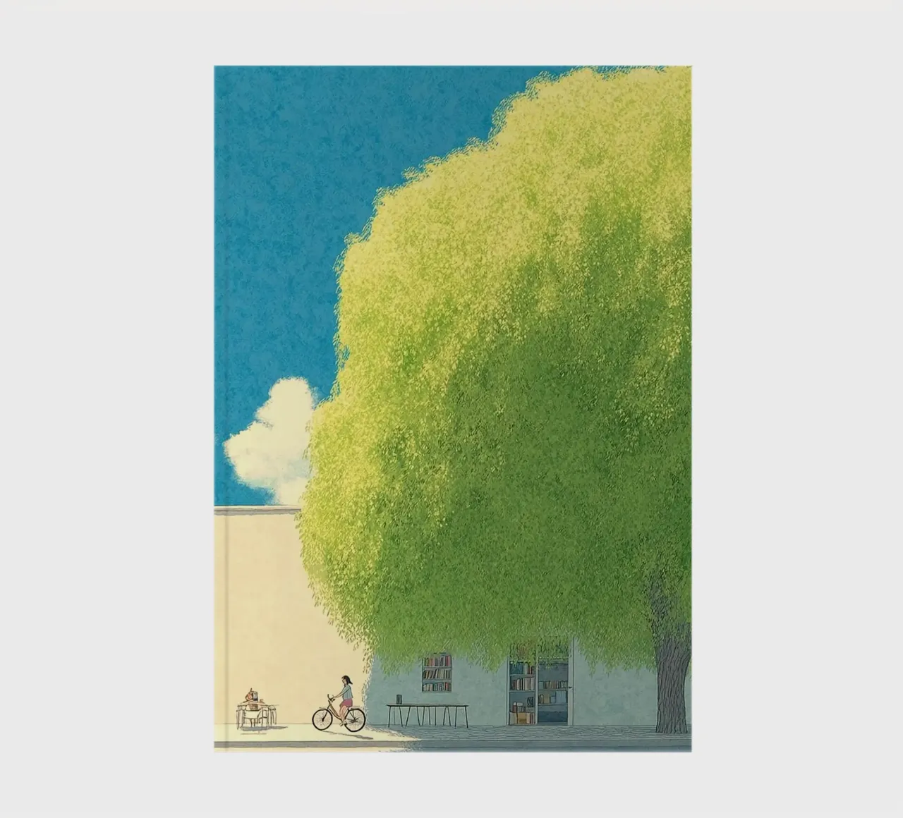 big tree shadow notebook by carsa