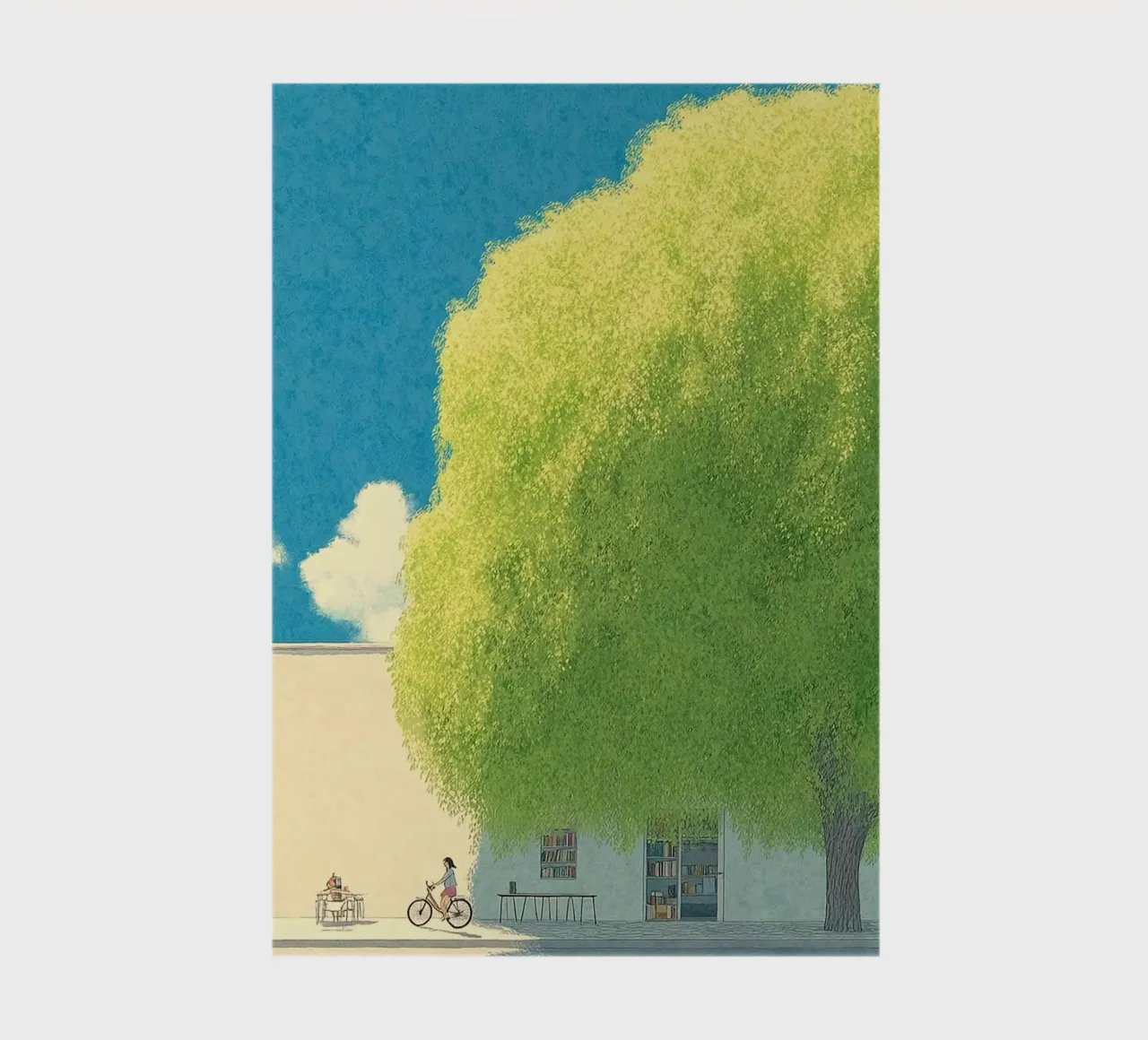 big tree shadow notebook by carsa