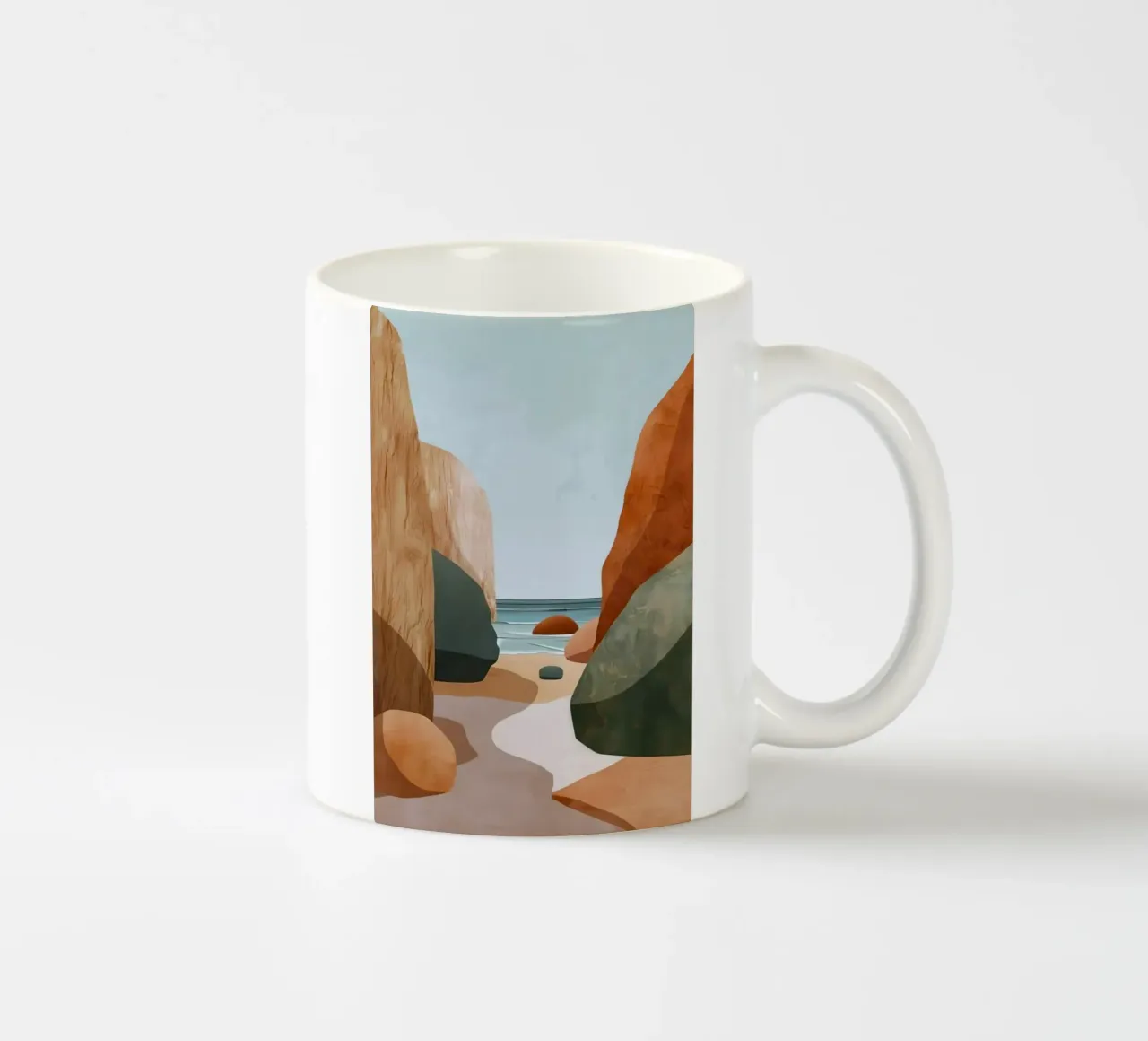 rock and beach tazza in ceramica da kichin