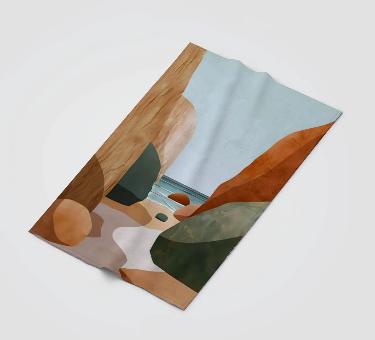 rock and beach coperta in pile da kichin