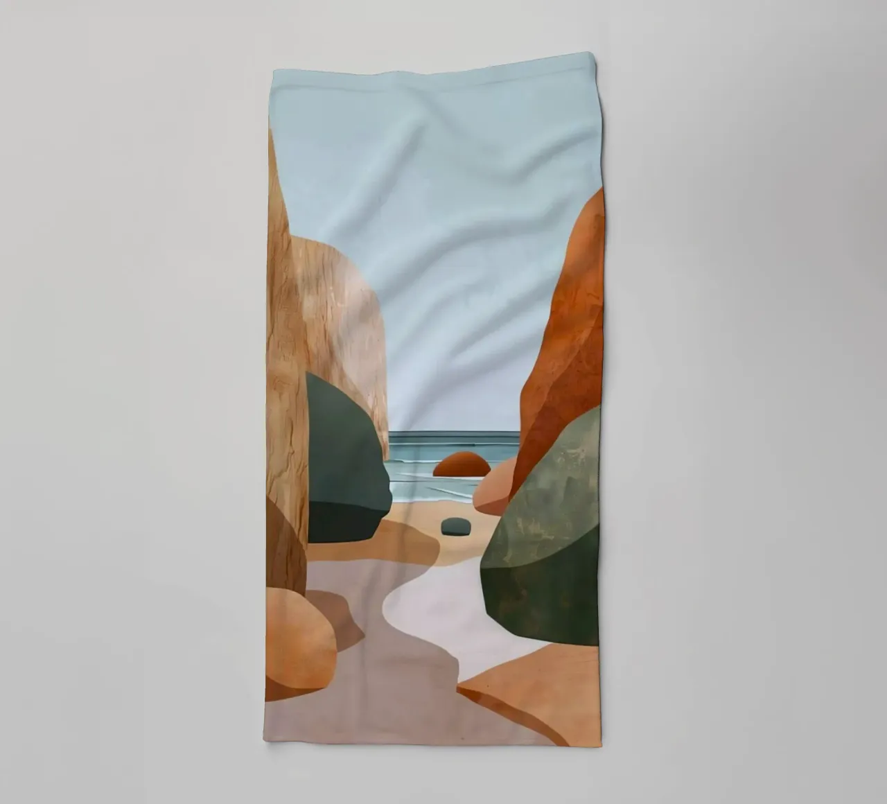 rock and beach asciugamano da bagno da kichin