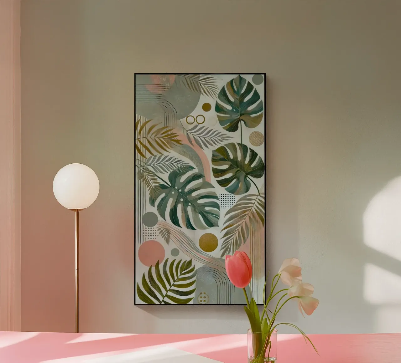 the leaf and line plexiglass da kichin